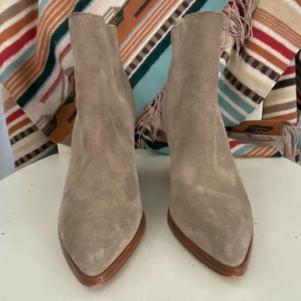 Marc Fisher Alva Suede Ankle Boots
